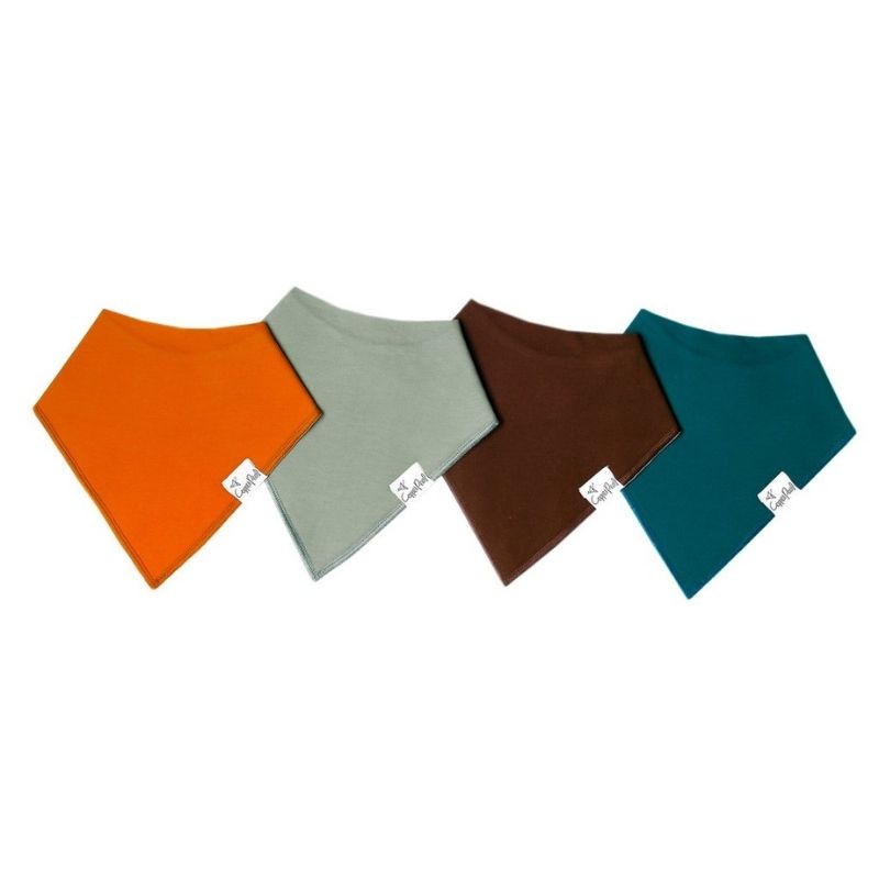 Bandana Drool Bibs - 4 Pack Blaze