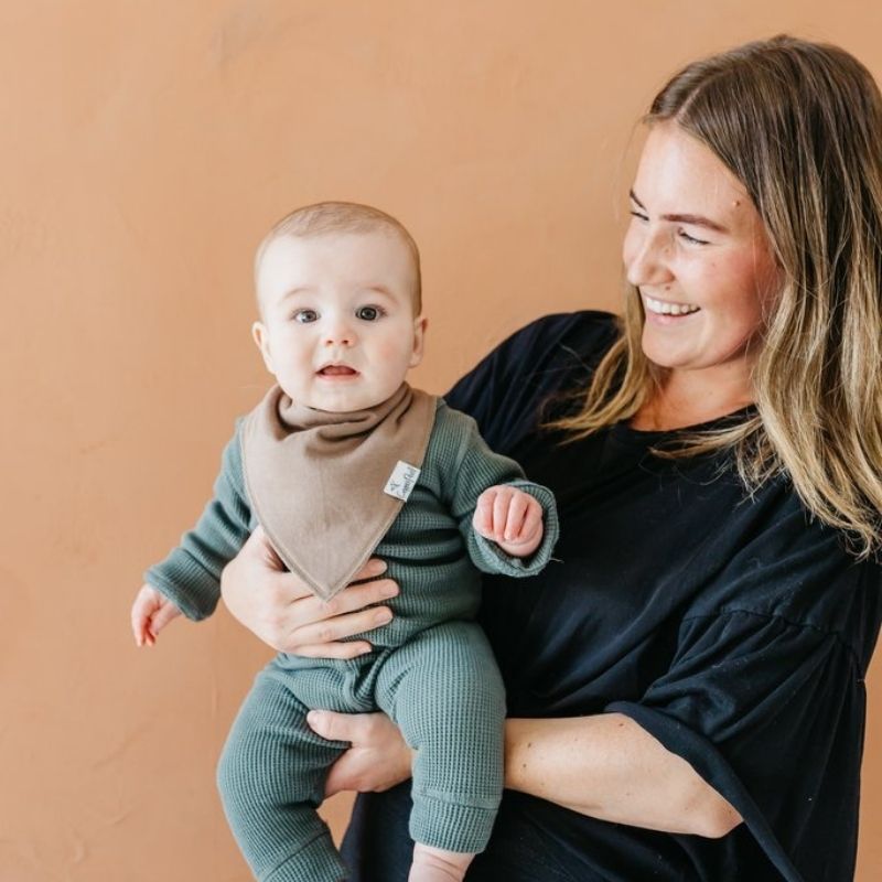 Bandana Drool Bibs - 4 Pack Dune