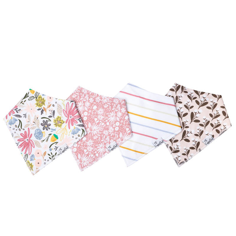 Bandana Drool Bibs - 4 Pack olive