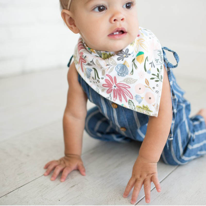 Bandana Drool Bibs - 4 Pack olive