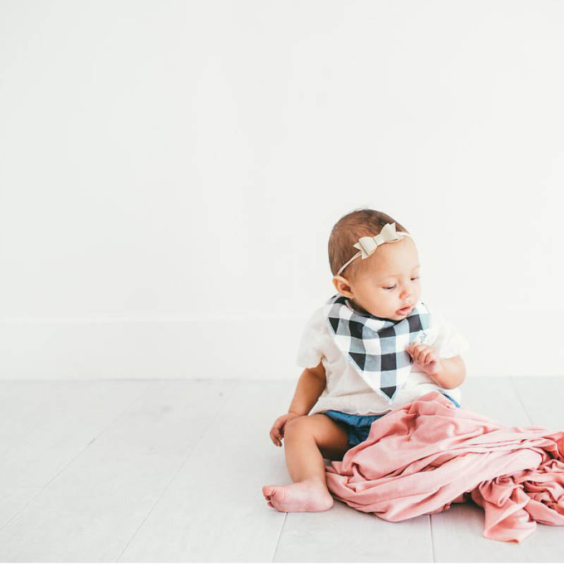 Bandana Drool Bibs - 4 Pack rosie