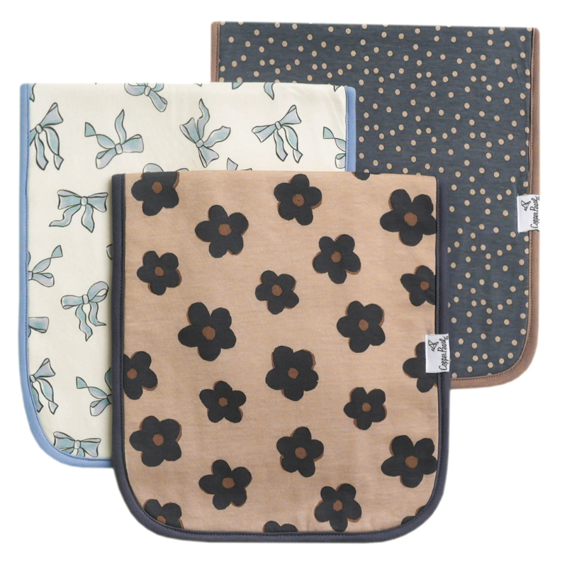 Premium Burp Cloths - 3 Pack