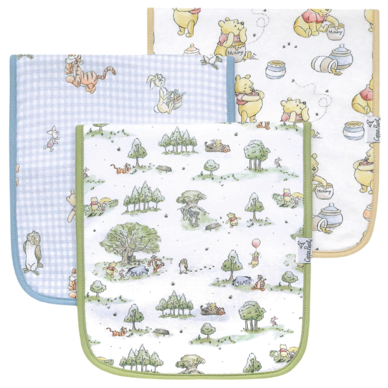 Premium Burp Cloths - 3 Pack