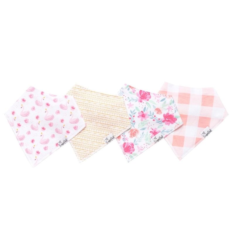 Bandana Drool Bibs - 4 Pack June