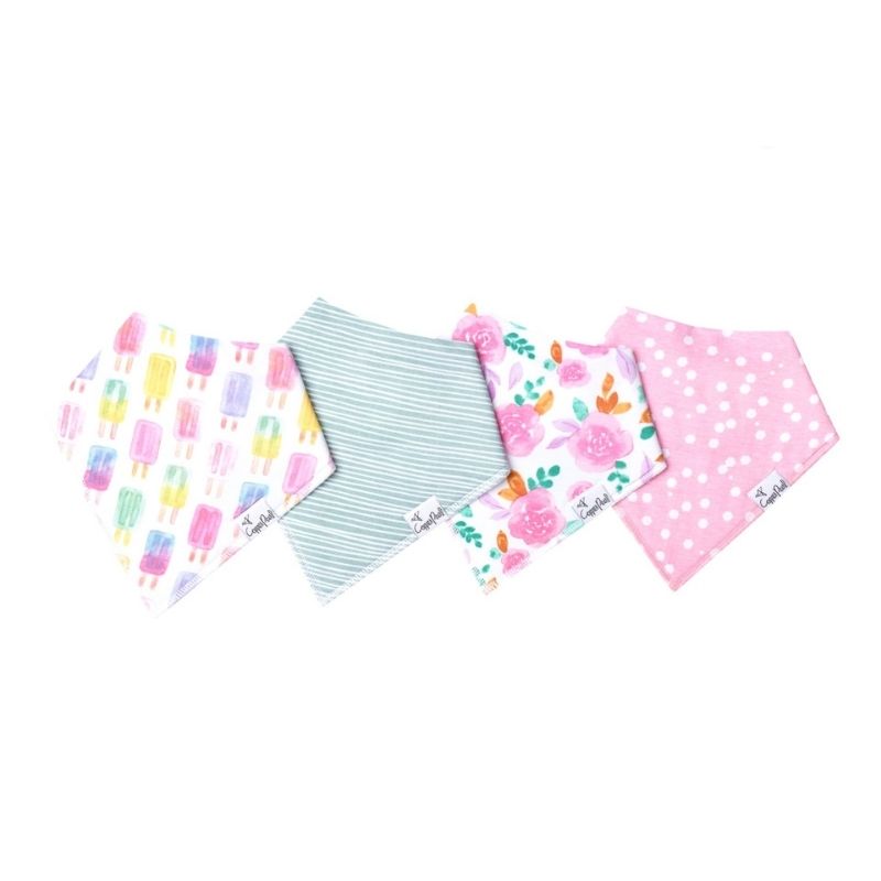 Bandana Drool Bibs - 4 Pack Summer