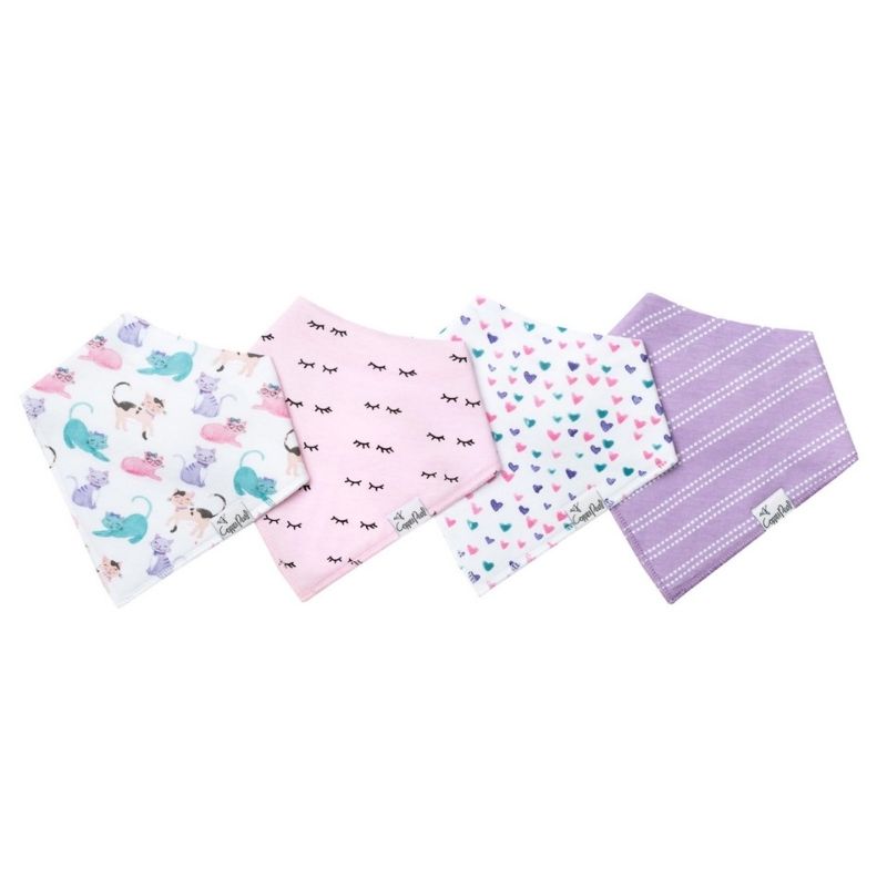 Bandana Drool Bibs - 4 Pack Sassy