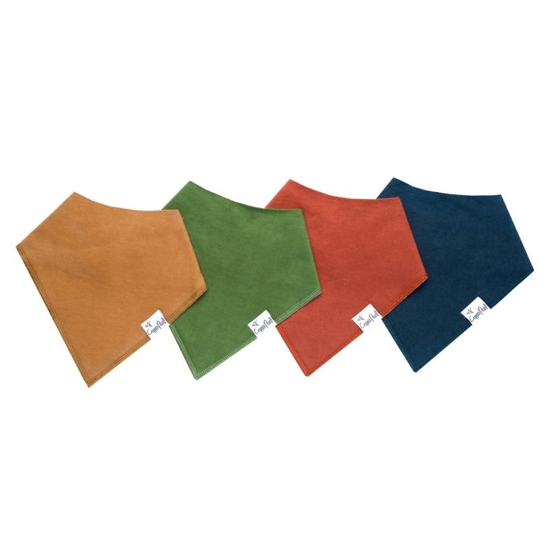 Bandana Drool Bibs - 4 Pack Ridge