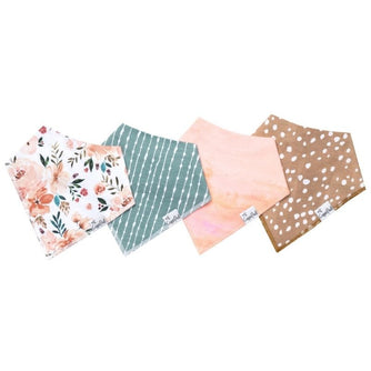 Bandana Drool Bibs - 4 Pack