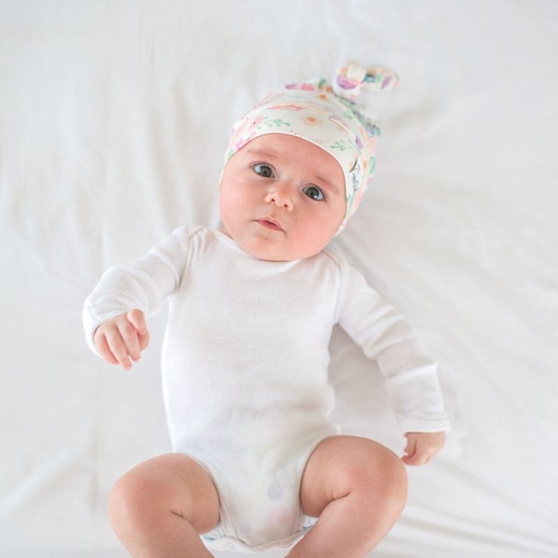 Baby Top Knot Hats Bloom