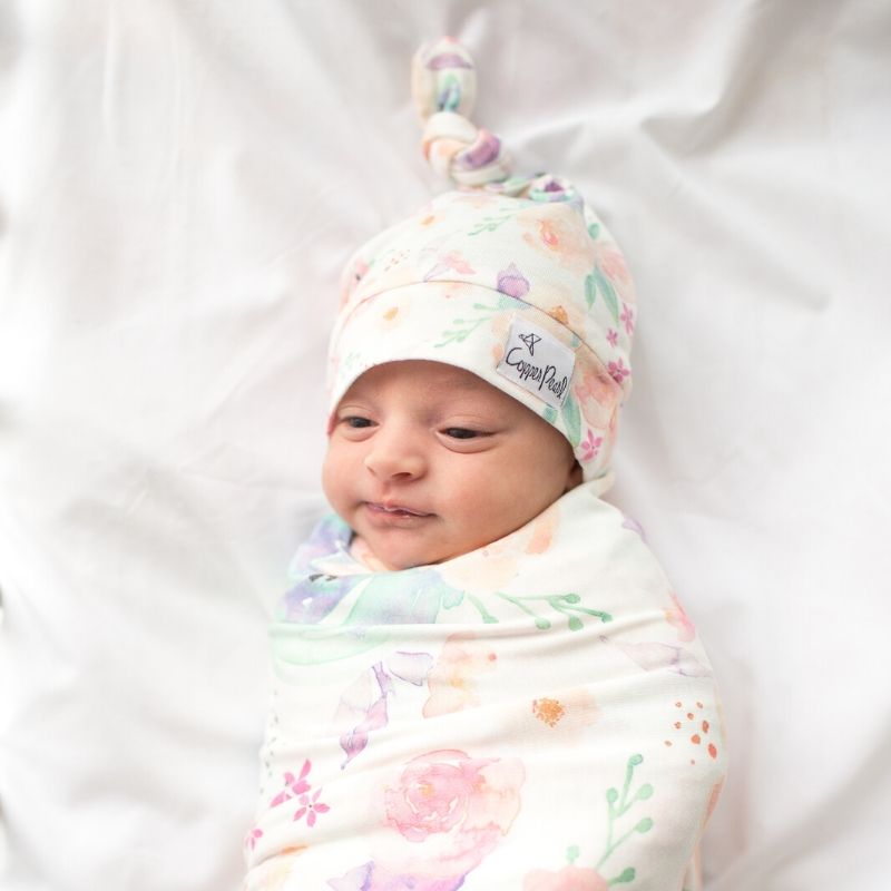 Baby Top Knot Hats Bloom