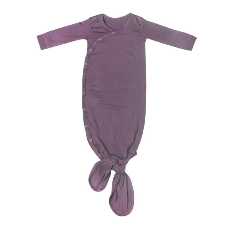 Knotted Gown Plum
