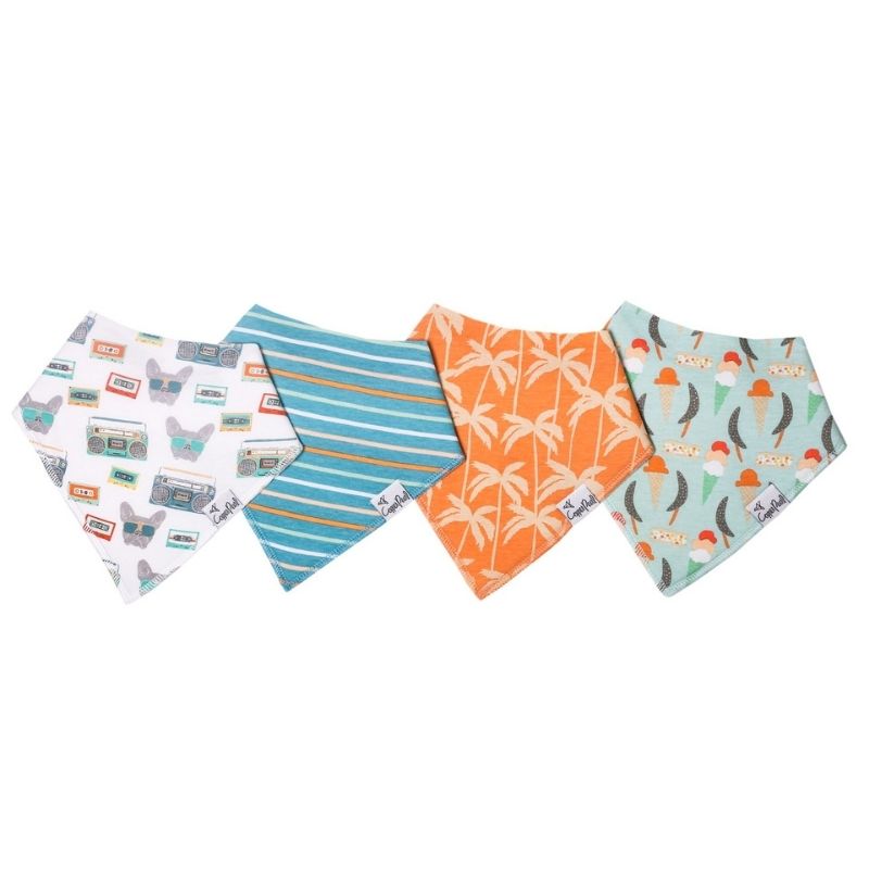 Bandana Drool Bibs - 4 Pack Bruno