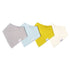 Bandana Drool Bibs - 4 Pack Stone