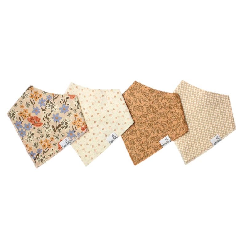 Bandana Drool Bibs - 4 Pack Eden