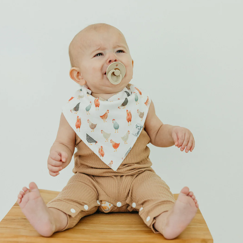 Bandana Drool Bibs - 4 Pack
