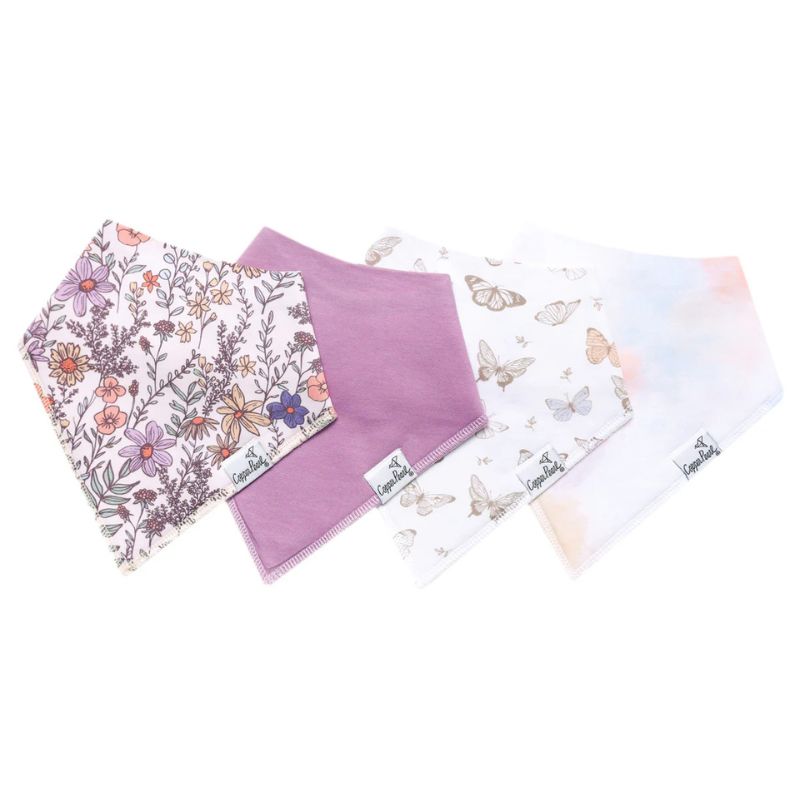Bandana Drool Bibs - 4 Pack