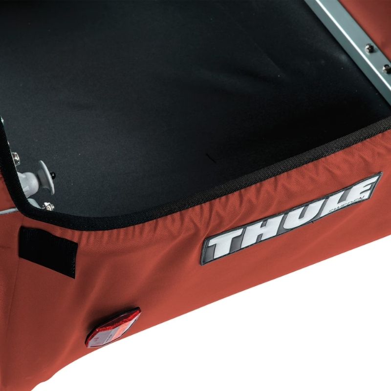 Cadence 2 Seat Bicycle Trailer Hot Sauce Red