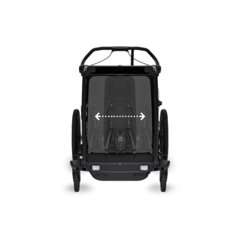 Remorque a velo double Chariot Sport 2 Snuggle Bugz Le magasin pour bebes du Canada