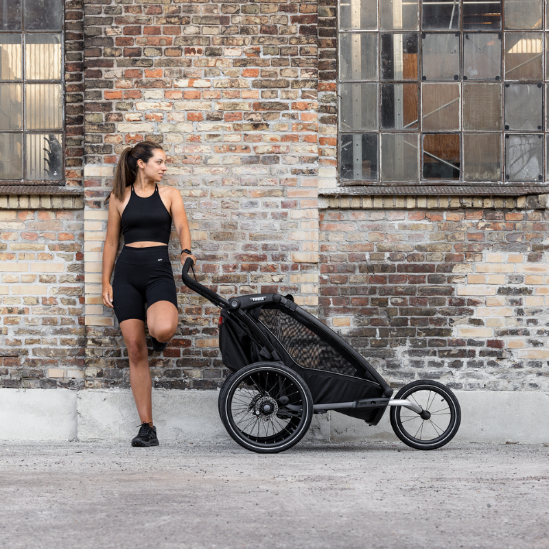 double chariot jogging stroller Chariot 2 Jogging Kit Double | Snuggle Bugz