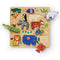 10 Piece Stacking Wooden Puzzle 123 Zoo