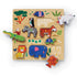 10 Piece Stacking Wooden Puzzle 123 Zoo