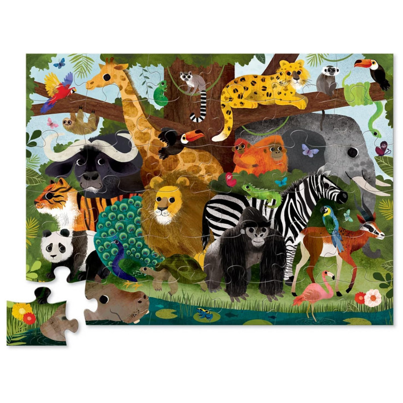 Jungle Friends Floor Puzzle - 36 Pieces