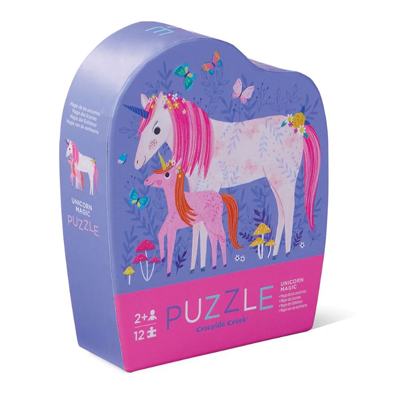 12 Piece Mini Puzzle Unicorn Magic