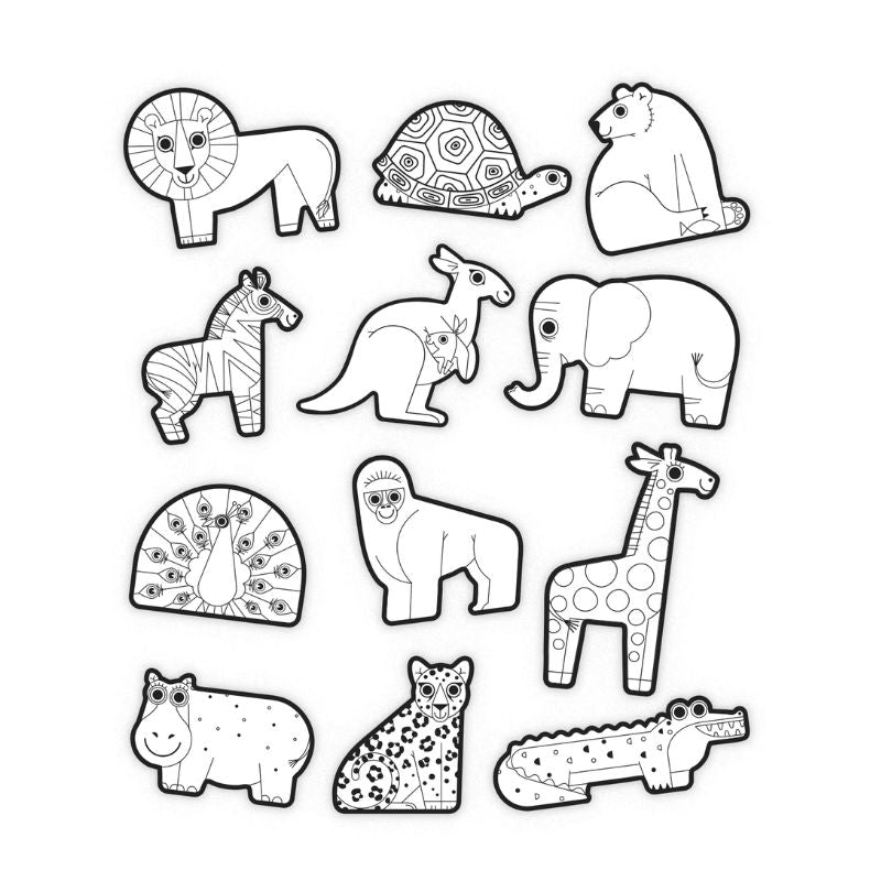 Colouring Sticker Sets Animals