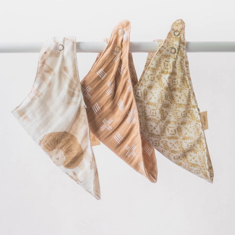 Muslin Bib Set - 3 Pack