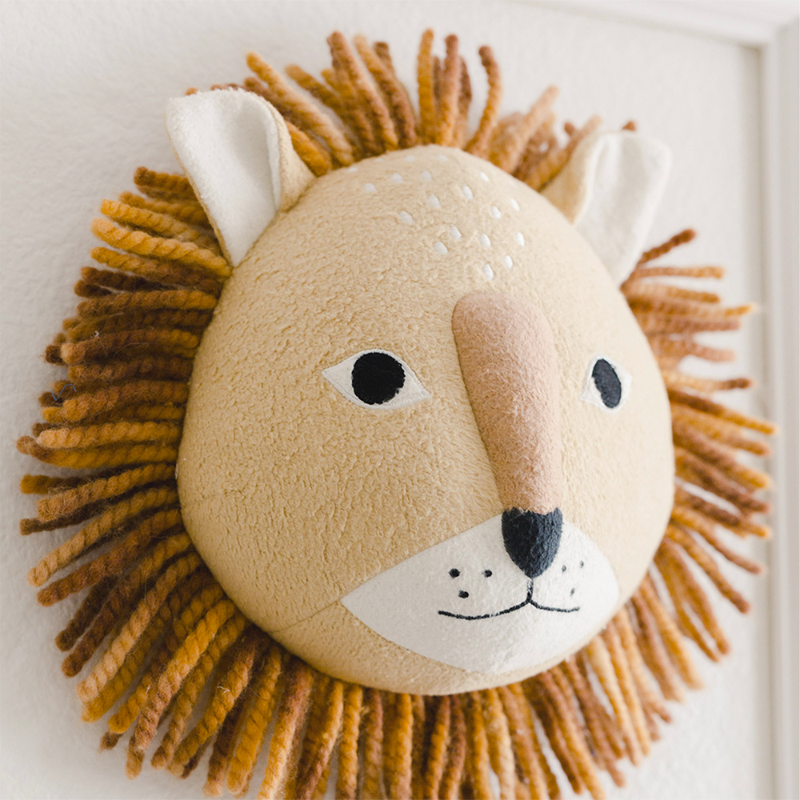 Plush Animal Wall Decor