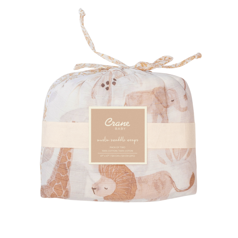 Muslin Swaddle Blankets - 2 Pack