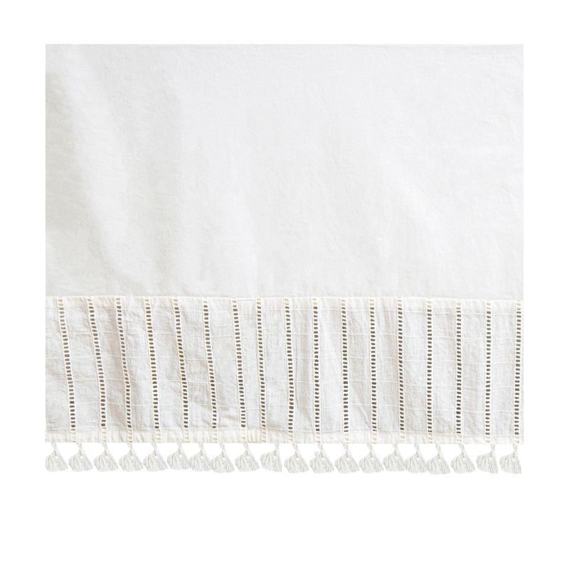 Jupe de berceau Boho blanc cassé