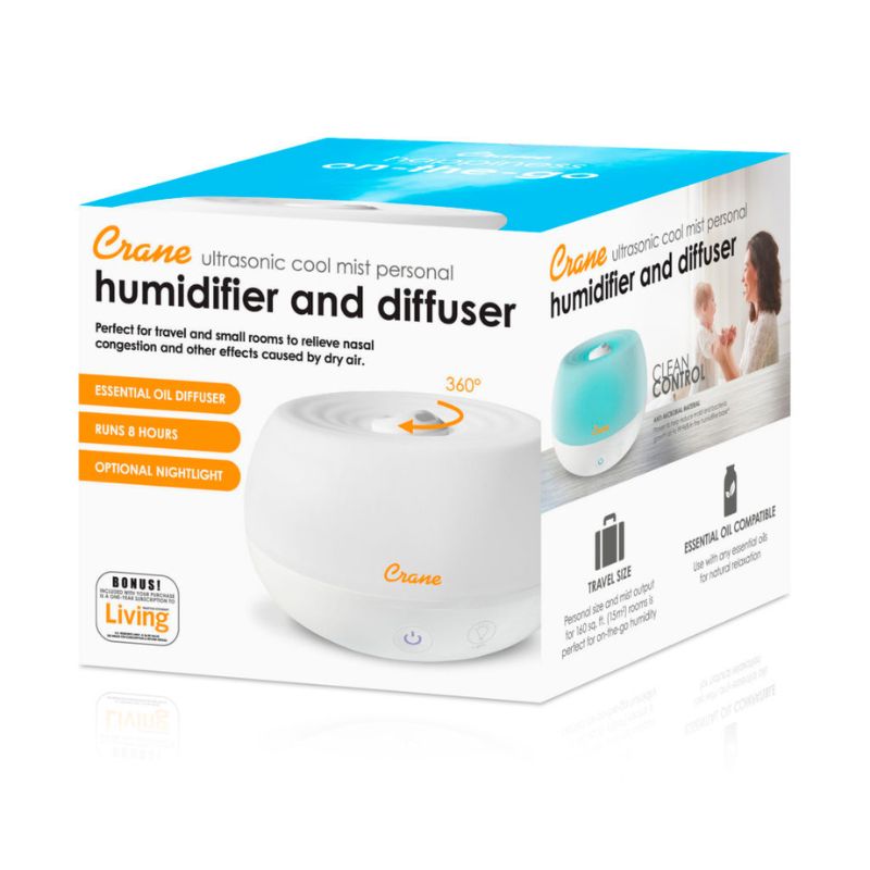 2-in-1 Cool Mist Humidifier and Aroma Diffuser