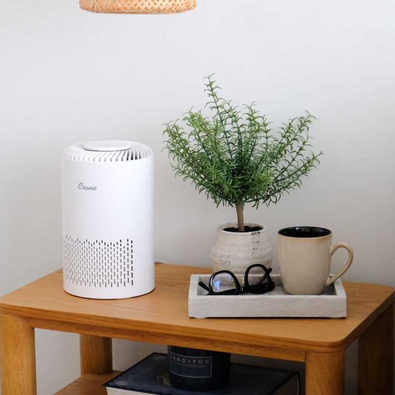Air Purifier With HEPA Filter with Aroma Tray and Night Light