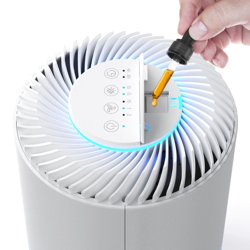 Air Purifier With HEPA Filter with Aroma Tray and Night Light