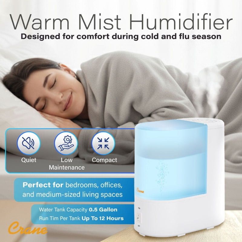 Warm Mist Humidifier With Vapor Pad Tray