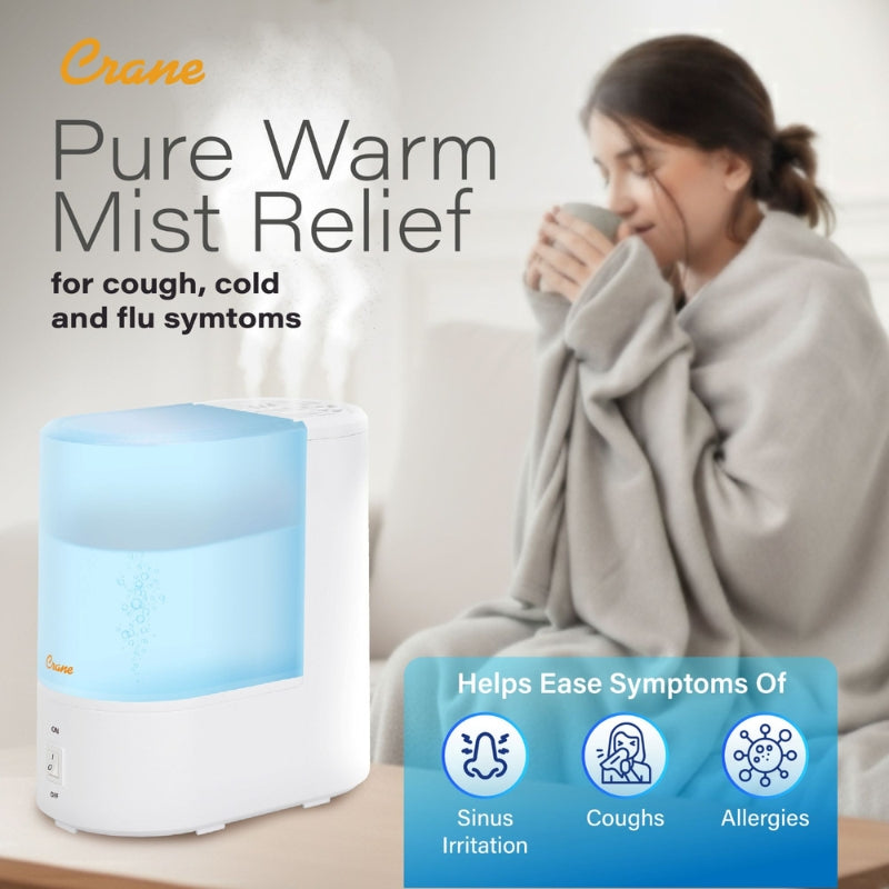 Warm Mist Humidifier With Vapor Pad Tray