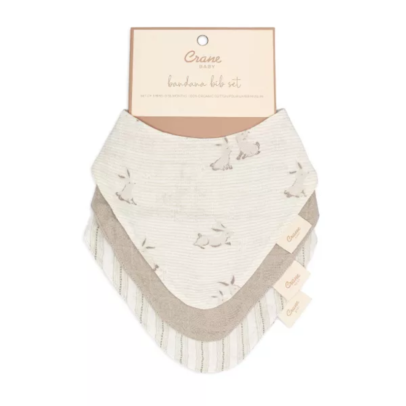 Muslin Bib Set - 3 Pack