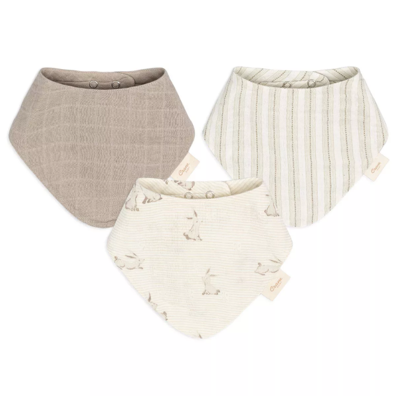 Muslin Bib Set - 3 Pack