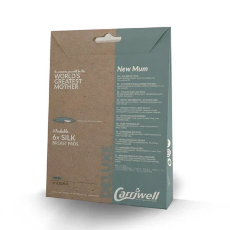 Silk Washable Breast Pads - 6 Pack