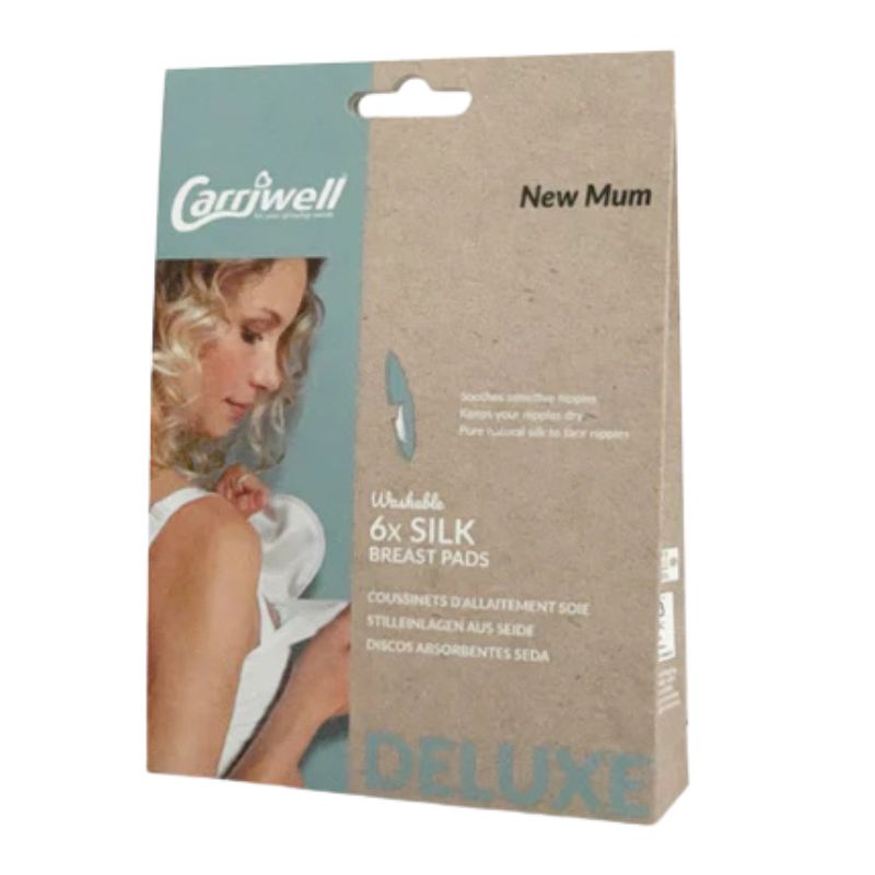 Silk Washable Breast Pads - 6 Pack