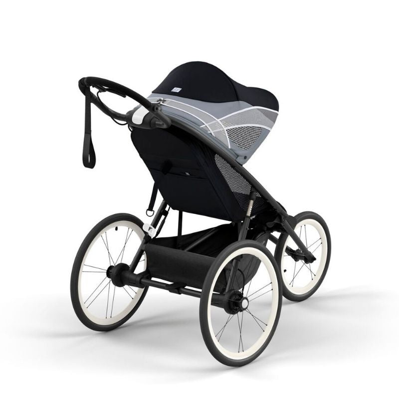 AVI Jogging Stroller All Black Snuggle Bugz Canada s Baby Store