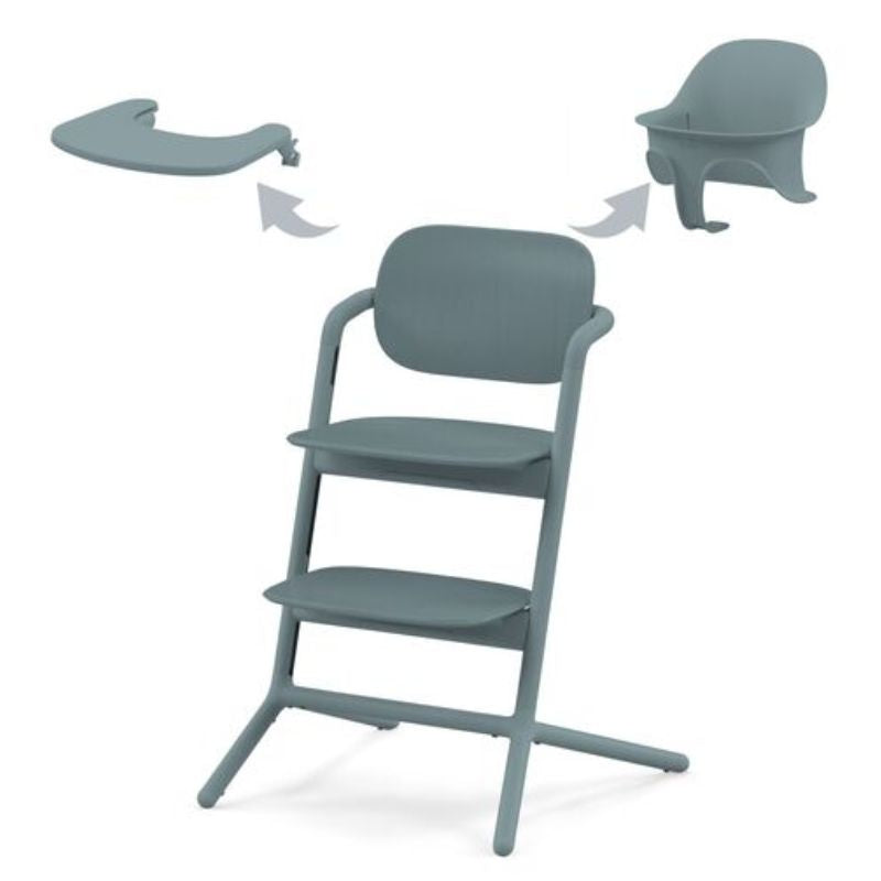 LEMO 3-in-1 High Chair Stone Blue
