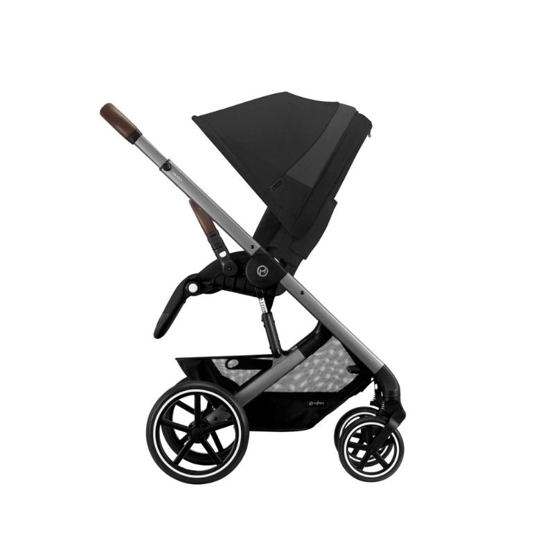 Balios S Lux 2 Stroller Moon Black Seat/Silver Frame