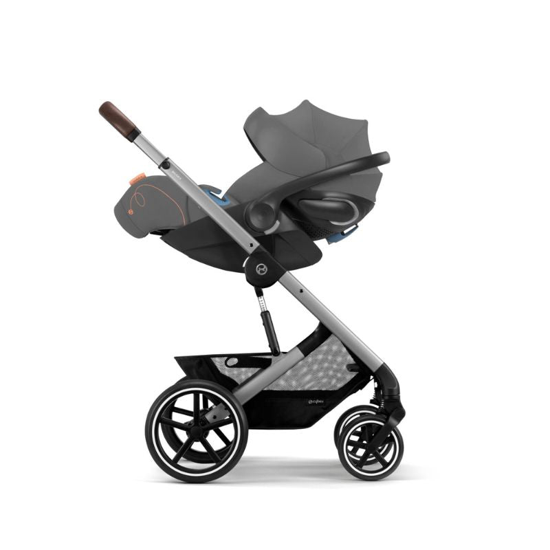 Balios S Lux 2 Stroller Lava Grey Seat/Silver Frame