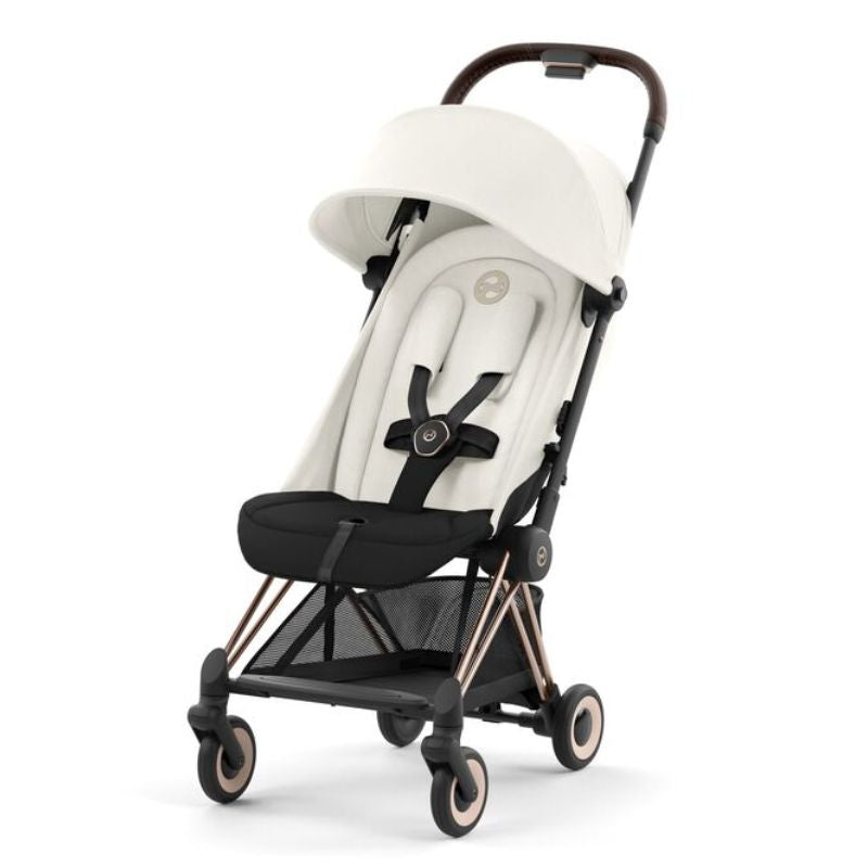 COYA Lightweight Ultra-Compact Travel Stroller Off White