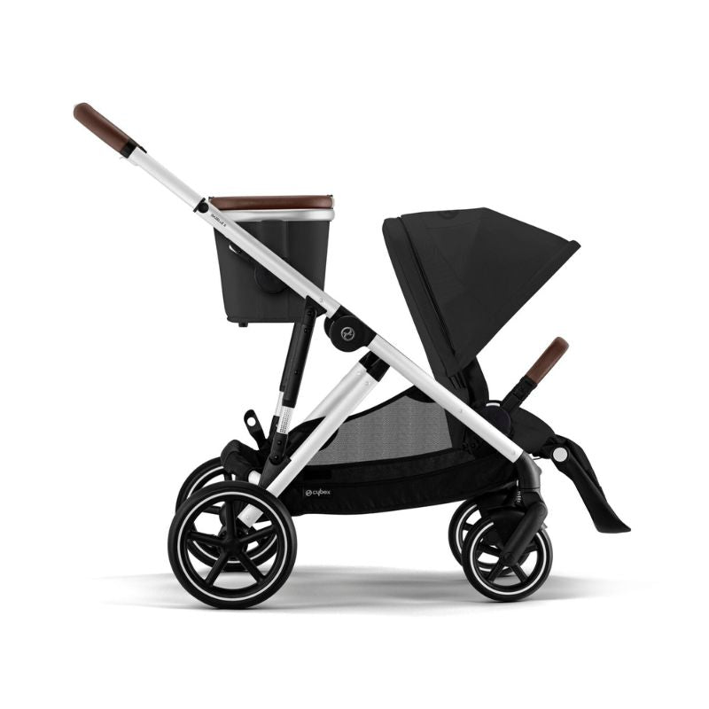 Gazelle S 2023 Stroller Moon Black Seat/Silver Frame