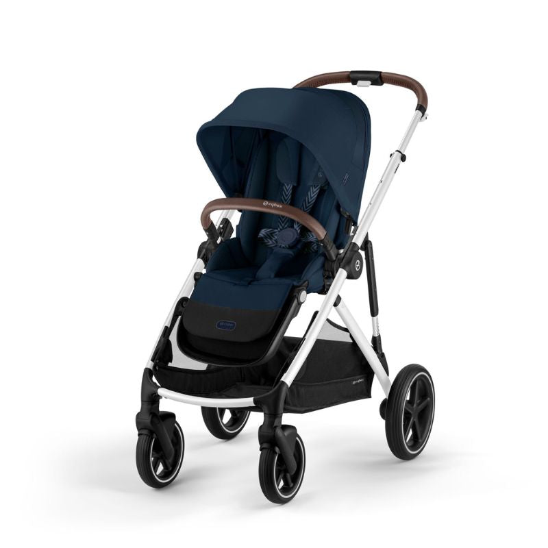 Gazelle S 2023 Stroller Ocean Blue Seat/Silver Frame