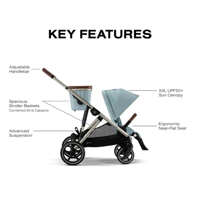 Gazelle S Full-Size Convertible Stroller
