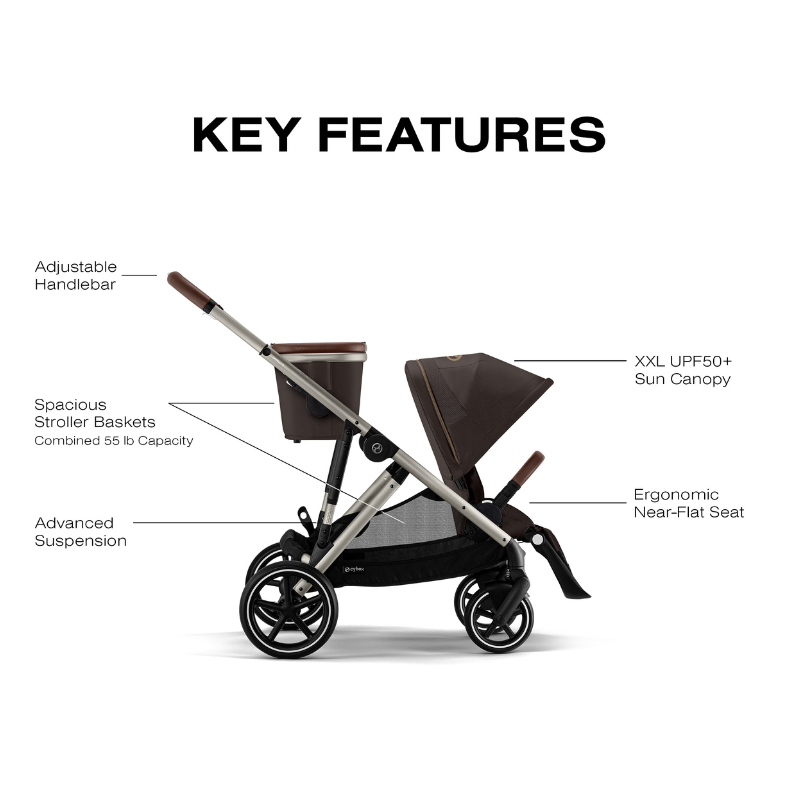 Gazelle S Full-Size Convertible Stroller